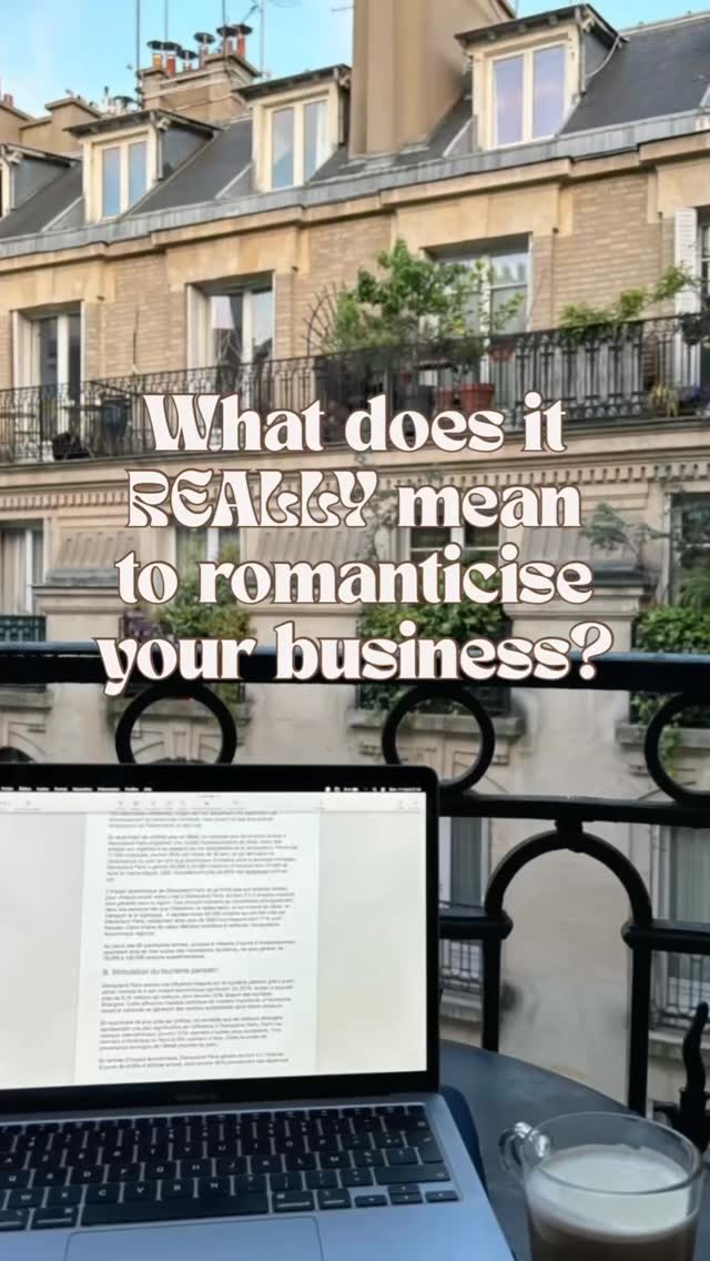 Here’s what romanticising your business isn’t.

It’s not about aesthetics, you can be into heavy metal and still romanticise your business. 

It’s also not a 6 step morning routine where you have to wake up at 5am and pretend everything is fine when it isn’t.
Romanticising your business is the conscious choice to notice, feel and find meaning in what you do, how you do it and who you work with.

It means that you truly care about your clients rather than just focusing on delivery and treating them like a number or how much money you made from them.

It’s about having a community where people feel like they belong and not just like a subscriber or one of many.

Maybe it’s choosing storytelling in your marketing rather than jumping on trends that aren’t connected to your business.

So instead of thinking that you are behind or aren’t good enough, you actually start to experience where you are now and what you have already achieved.

And I think more business owners deserve this.

Love you. Mean it. 
Katie x
🩵✨

#romanticiseyourbusiness #solopreneurlife #antihustle #businesswithsoul #intentionalbusiness