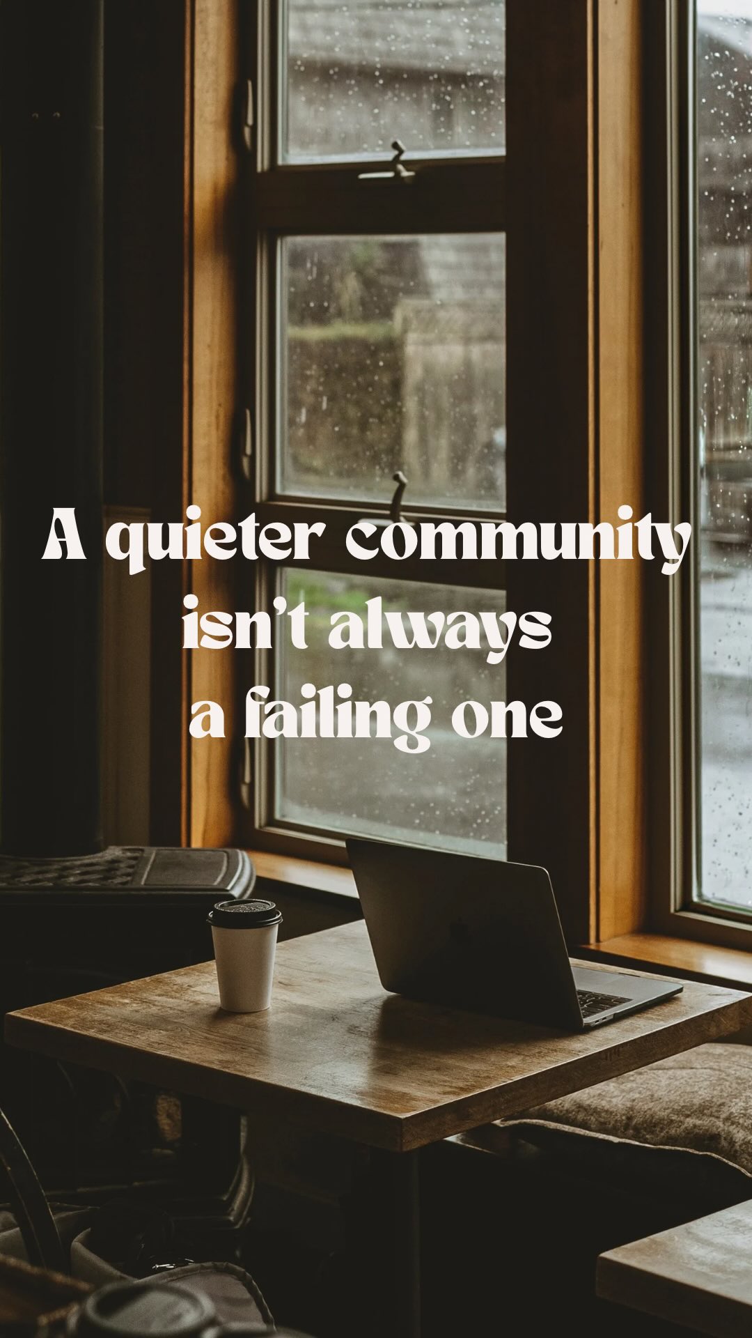 Quiet phases are normal for communities. 

They can mean different things such as people setting in, consuming content or taking action. 

So many community owners assume silence means that they are doing something wrong. 

It might be that some tweaks are needed. This could be to the onboarding process, strategy or content (or all 3). 

Save this if it helped you take a deep breath. 

Love you, mean it 
🩵

#onlinebusinessowner #communitystrategy #communitymanagement #communitymanager