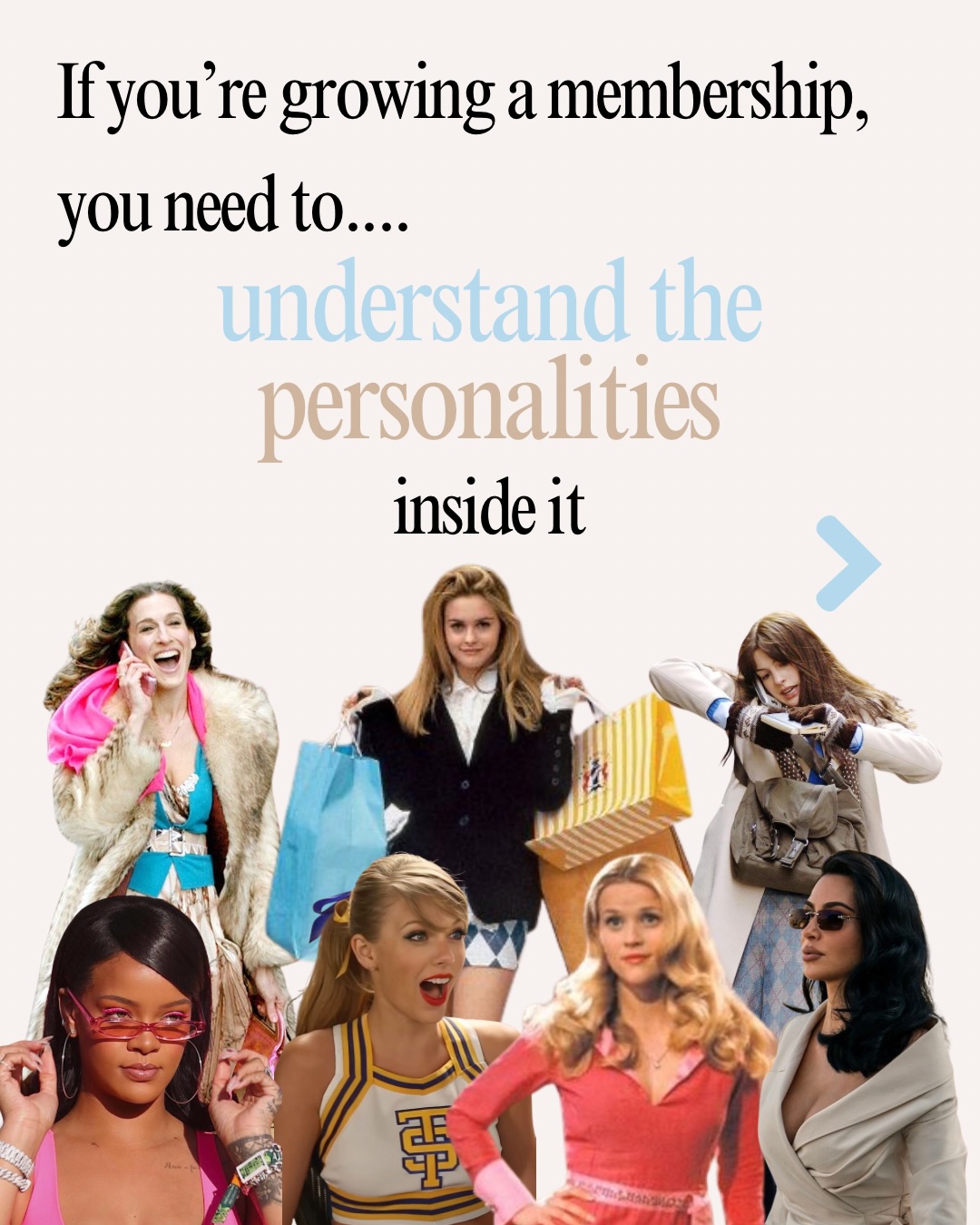 Every membership has different personalities inside it.
Some are loud. Some are quiet.
Some look disengaged but never miss a thing.
As a community manager and strategist, I’ve worked with all of them.
The goal isn’t to eliminate certain types of personalities from your community.
It’s to design a membership that works for all of them without you chasing engagement or burning yourself out.
If growth feels inconsistent, it’s rarely about your content.
It’s about how your membership is structured to support the personalities inside it.
Which one shows up most in your membership right now?
#membershipbusiness #scaleyourbusiness #femaleentreprenuer #memberships #membershipcommunity