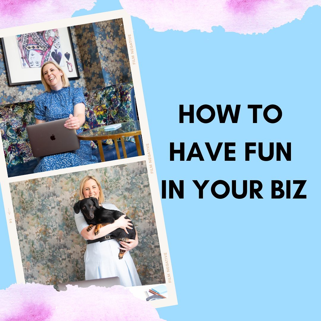 Are you having fun in your business?   10 years ago, when I stared my first business. I had a belief that being constantly busy and working alllll hours was a badge of honour 🏅   I thought the more hours you worked the more successful you were.
—  I longed to be busy to show others that I was successful. I was busy for the sake of being busy. It was draining!   I realised that I was missing important events for the people that mattered the most to me.  I knew that something had to change. Something have to give.  —  I asked myself “what’s the reason you’re working all the hours?” and “why is that so important?” I didn’t have a real answer.  So, I did some dreaming about what my dream work day would look like. 
—  Turns out, I didn’t want to be busy. I wanted to be able to say yes to plans made by friends and family.   I wanted a business that gave me time freedom as well as the income to say yes to plans.
—  That’s when everything changed for me. I started having so much more fun in my business and in my life. —  I often check in with myself to make sure the business I am building is the business I want to build and that I’m having as much fun as possible. 

And not a business that I think I “should” have or do the things that I “think” will make me successful.   I’m all about dancing to your own beat of the drum when it comes to running your business.    Off to do some kitchen dancing
Katie x 
💙

          #stopbeingbusy #busybusybusy #havemorefun #businessfun #buildingabusiness #makesocialmediafunagain #hustlemode #hustleculture #womeninbusiness #womeninbiz #womeninbusinessuk #womeninbusinessclub #womaninbusiness #shemeansbusiness #bossbabesociete #femaleentrepreneurlife #femaleentrepreneur #femaleempowerment #thisgirlcan #fempreneur #contentmarketingstrategy #instagramforbusinesses #instagramforbusiness #dreamersanddoers #ukwomeninbusiness #girlsbuildingempires #savvybusinessowners #solopreneurlife #onegirlband #smallandmightybusiness