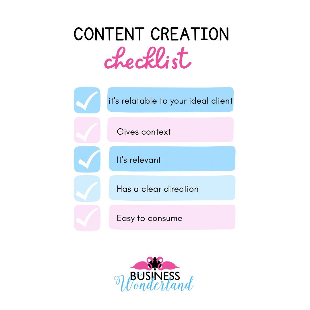 Before you post content on Instagram…..

Makes sure that you have these boxes checked ✅

✔️Your content is relatable to your ideal client 
✔️ Your content gives context
✔️ Your content is relevant
✔️ Your content has a clear direction
✔️ Your content is easy to consume 

Save this post for later so you can come back and ensure you have the boxes checked. 

Did any of these boxes surprise you?

Drop a 💙 if you found this helpful

Katie x 

#contentmarketing #contentmarketingstrategy #contentmarketingtips #contenttips #contentforinstagram #contentforsocialmedia #socialmediastrategy #socialmediaforbusiness #socialmediaforsmallbusiness #instagramforbusiness #instagramforbusinesses #instagramforsmallbusiness #womeninbusinessuk #femaleentrepreneurlife #fempreneur #contentchecklist #mysmallbiz #smallbusinesstips #smallbusinesssupport #smallbusinessowner #creativebusinessowner #onlinebusinessowner #spiritualbusinessowner #digitalbusinessowner #bristolbusiness #bristolgirlbosses