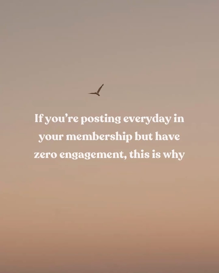 Here’s the truth… you don’t need more members, more content or more live calls.
You need systems in place that make your members feel like they are in the best community on the internet.
My work guides you through how to have people join your membership and never want to leave.
Comment COMMUNITY and I’ll send you a DM to have a human conversation.
Love you. Mean it.
Katie x
🩵