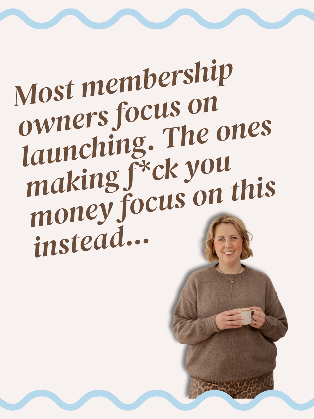 The launch is fun and exciting but the retention is where the real money lives. 
Most membership owners I speak to aren’t struggling because their offer is wrong or their audience is too small. 

They’re struggling because every month they’re starting from zero. 
The ones making six and seven figures months with their membership have figured out one thing. 

A member who stays is worth ten times a member who joins. 
If your membership feels like a revolving door right now, it’s not your content, your pricing or your launch strategy.

It’s the experience inside. 
Drop “RETAIN” in my DMs and let’s talk about what that looks like for yours.

#femaleentrepreneur #membership #onlinebusnessowner #membershipbusiness #retention