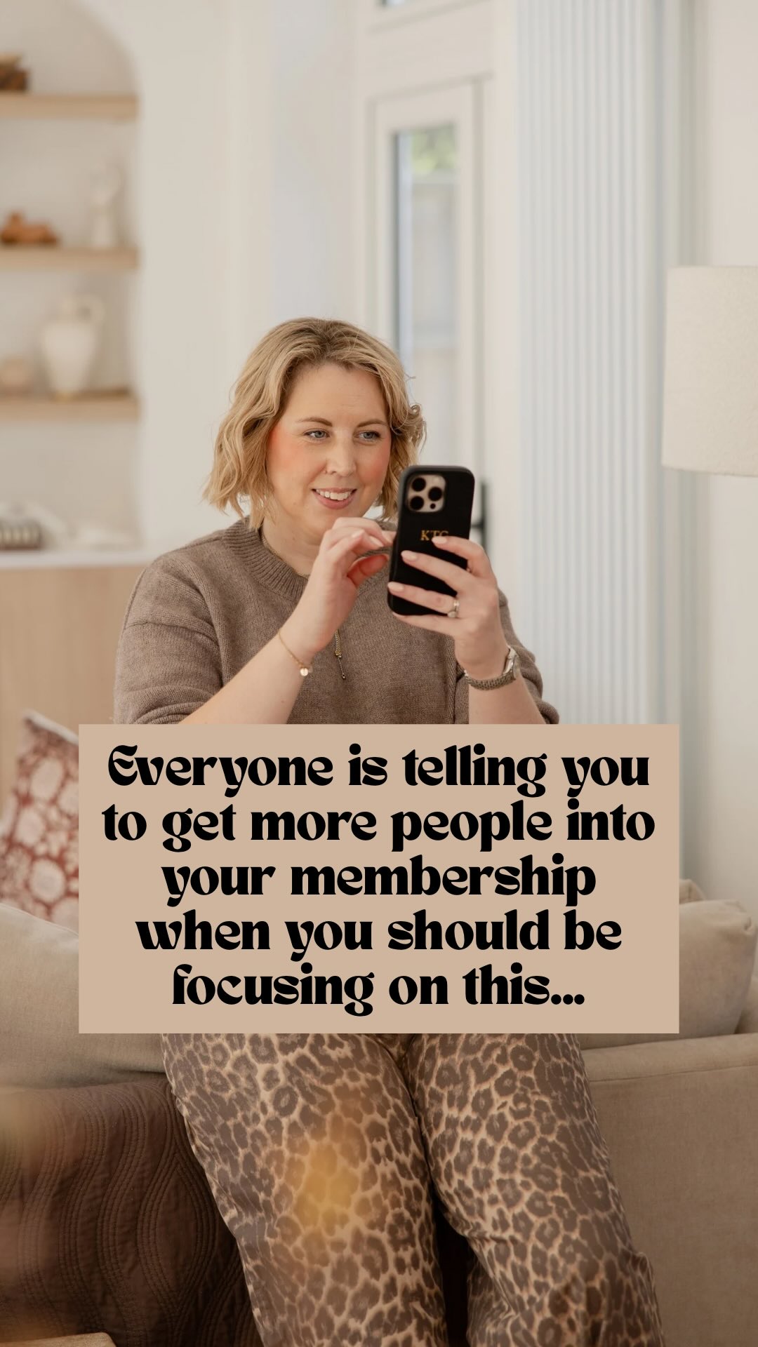 Everyone is telling you to get more people into your membership when you should be focusing on this…

Especially if you want to scale to 6 figures this year. 

Your members are leaving whilst you’re pouring money, ads and all your energy to get new ones. 

However, I would focus on keeping the clients you currently have. 

But most membership owners ignore this!

It cost 5-7 times more to acquire a new client or member. 

A 5% increase in retention can increase your profits by up to 95% 🤯

If you’re running a membership and this hits home, please follow along as I share community strategies that work (and zero fluff). 

Love you. Mean it. 
Katie x
🩵✨

#Community #communitystrategy #communitymanagement #membership #onlinebusinessowner