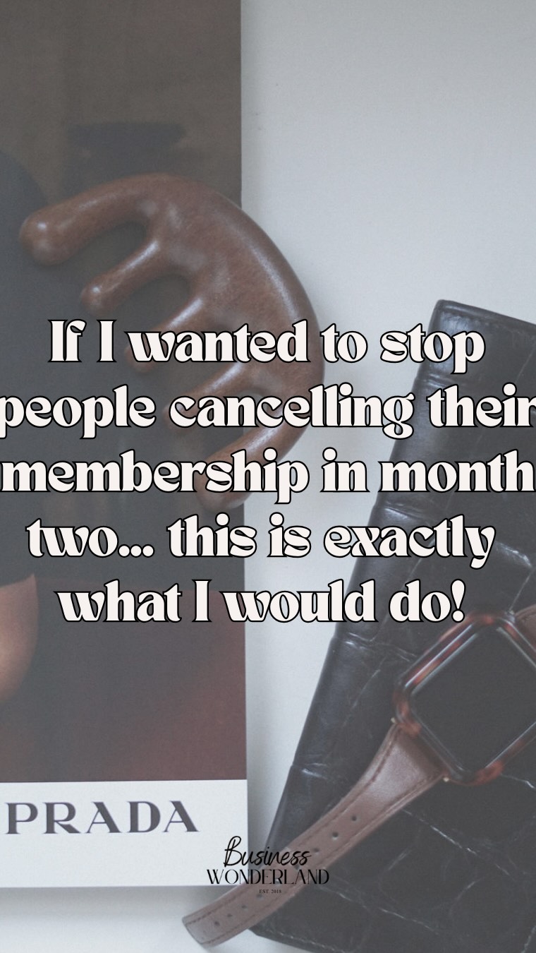 If I wanted to stop people cancelling their membership subscription in month two… this is exactly what I would do!!

Memberships that make 6 figures, they don’t just deliver content, they make people feel like they belong and that they can make progress in week one!

Katie 🩵

#community #communitymanagement #membership #onlinebusinessowner #communitystrategy